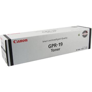 Picture of Canon 0387B003AA (GPR-19) Black Toner Cartridge