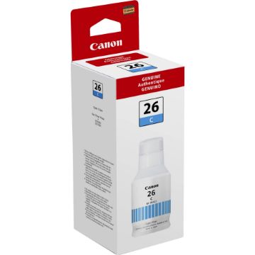 Picture of Canon 4421C001 (GI-26C) Cyan Pigment Ink Bottle