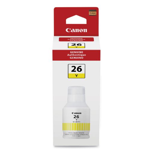 Picture of Canon 4423C001 (GI-26Y) Yellow Pigment Ink Bottle