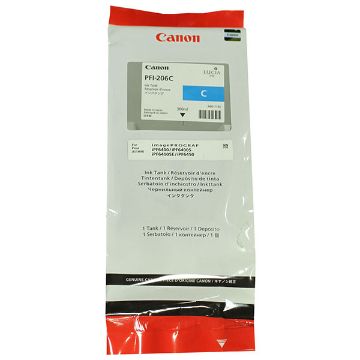 Picture of Canon 5304B001 (PFI-206C) Cyan Ink Cartridge