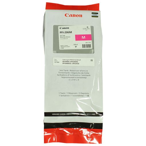 Picture of Canon 5305B001 (PFI-206M) Magenta Ink Cartridge