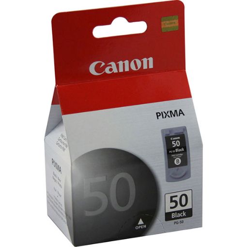 Picture of Canon 0616B002 (PG-50) Black Inkjet Cartridge