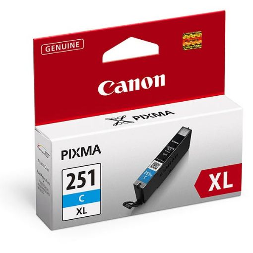 Picture of Canon 6449B001 (CLI-251XL) Cyan Inkjet Cartridge