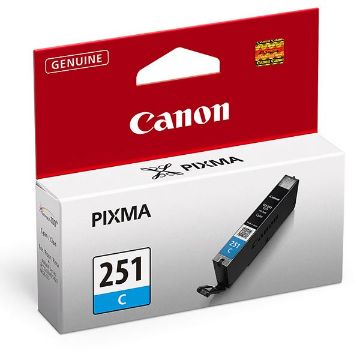 Picture of Canon 6514B001 (CLI-251) High Yield Cyan Inkjet Cartridge