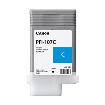 Picture of Canon 6706B001 (PFI-107C) Cyan Ink Cartridge