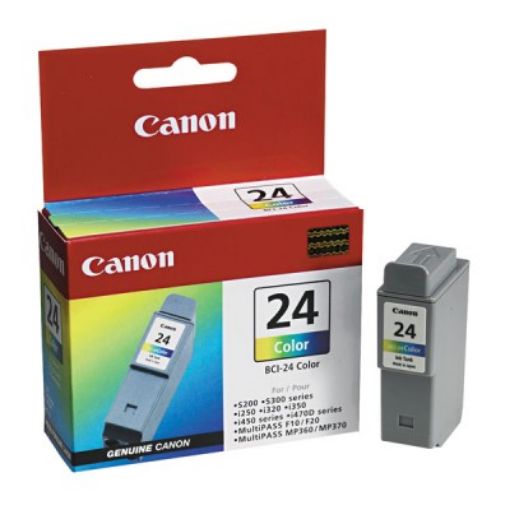 Picture of Canon 6882A003AA (BCI-24C) Tri-Color Inkjet Cartridge