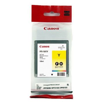 Picture of Canon 0886B001AA (PFI-101Y) Yellow Inkjet Cartridge