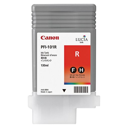 Picture of Canon 0889B001AA (PFI-101R) Red Inkjet Cartridge