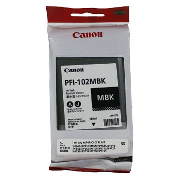 Picture of Canon 0894B001 (PFI-102MBk) Matte Black Inkjet Cartridge