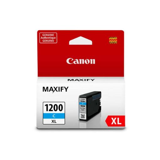 Picture of Canon 9196B001 (PGI-1200xl C) High Yield Cyan Inkjet Cartridge