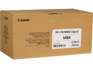 Picture of Canon 9820B001 (PFI-707MBK) High Yield Matte Black Inkjet Cartridge