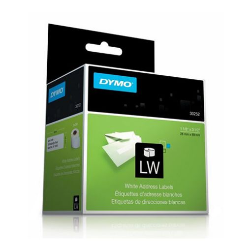 Picture of Dymo 30252 Black on White Shipping Labels (300 pcs)