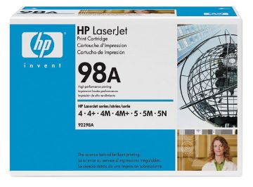 Picture of HP 92298A (HP 98A) Black Toner Cartridge