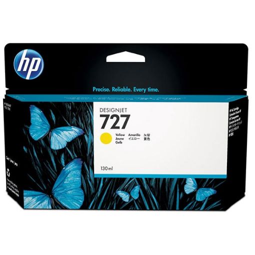 Picture of HP B3P21A (HP 727) Yellow Ink Cartridge