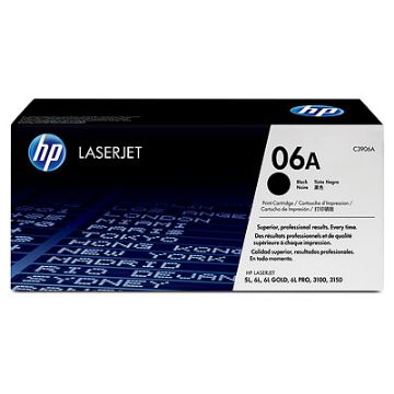 Picture of HP C3906A (HP 06A) Black Toner Cartridge