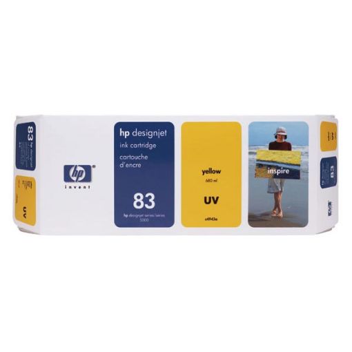 Picture of HP C4943A (HP 83) Yellow Inkjet Cartridge