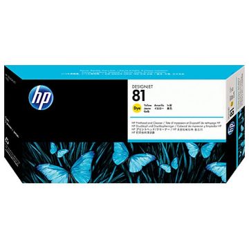 Picture of HP C4953A (HP 81) Yellow Dye Printhead / Cleaner