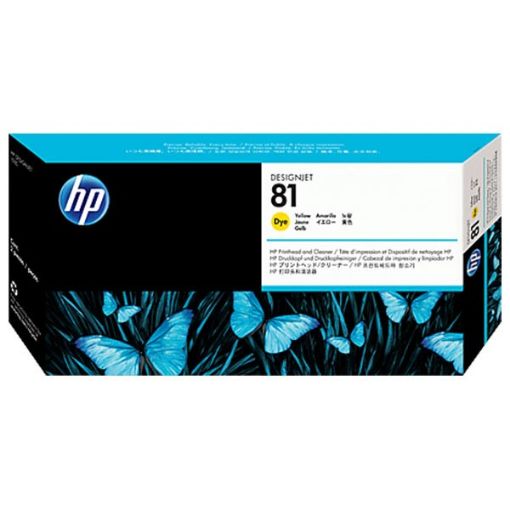 Picture of HP C4953A (HP 81) Yellow Dye Printhead / Cleaner