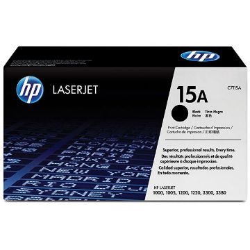 Picture of HP C7115A (HP 15A) Black Toner Cartridge