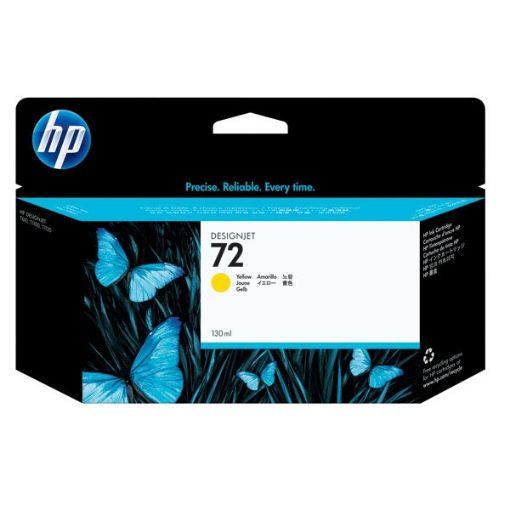 Picture of HP C9373A (HP 72) Yellow Inkjet Cartridge