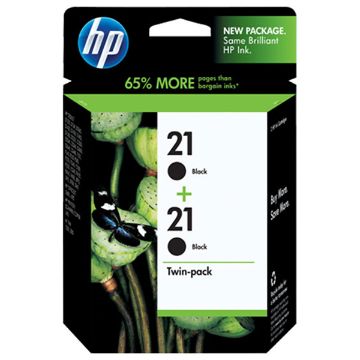 Picture of HP C9508FN (HP 21) Black Inkjet Cartridge (2 pk)