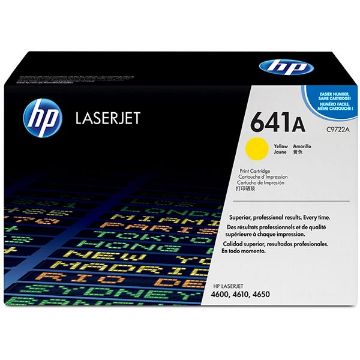 Picture of HP C9722A (HP 641A) Yellow Toner Cartridge