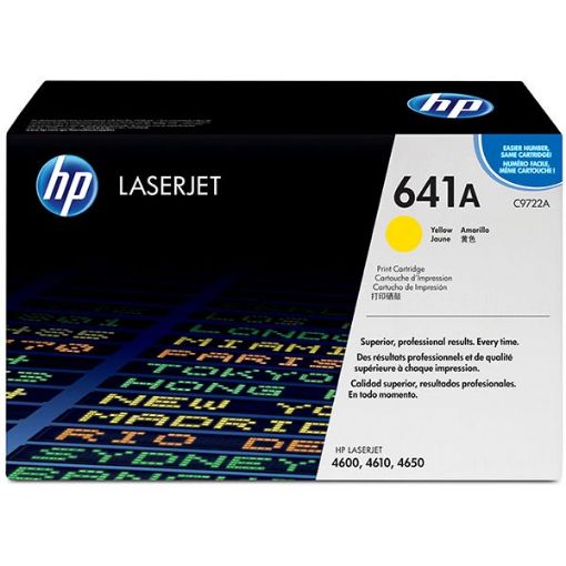Picture of HP C9722A (HP 641A) Yellow Toner Cartridge