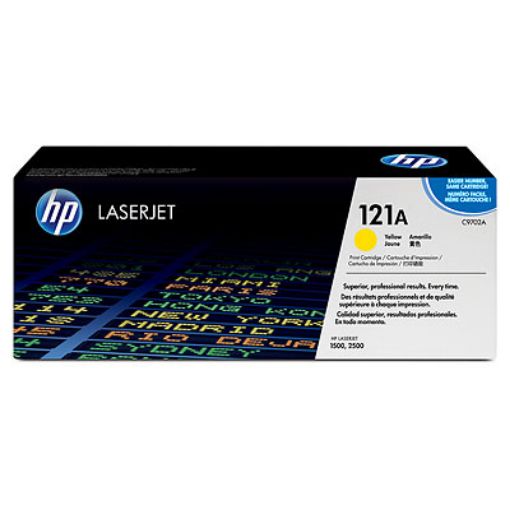Picture of HP C9702A (HP 121A) Yellow Toner Cartridge