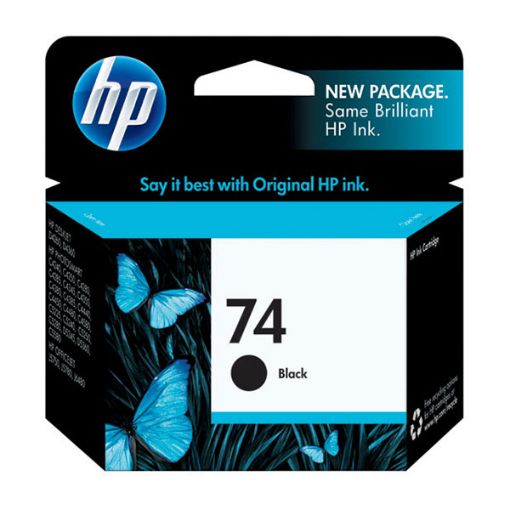 Picture of HP CB335WN (HP 74) Black Inkjet Cartridge