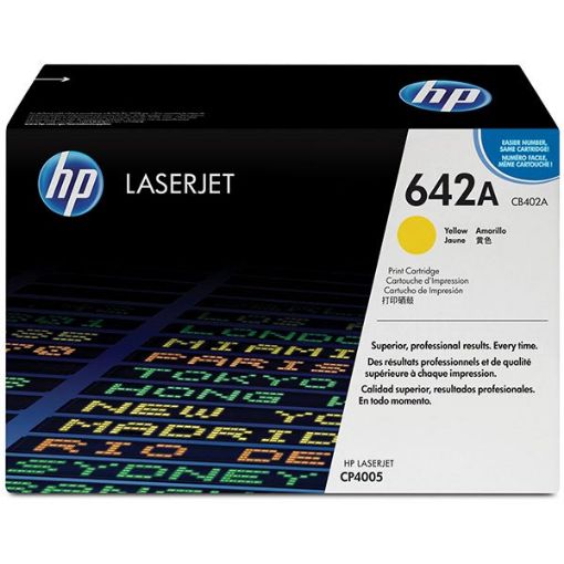 Picture of HP CB402A (HP 642A) Yellow Toner Cartridge