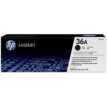 Picture of HP CB436A (HP 36A) Black Toner Cartridge