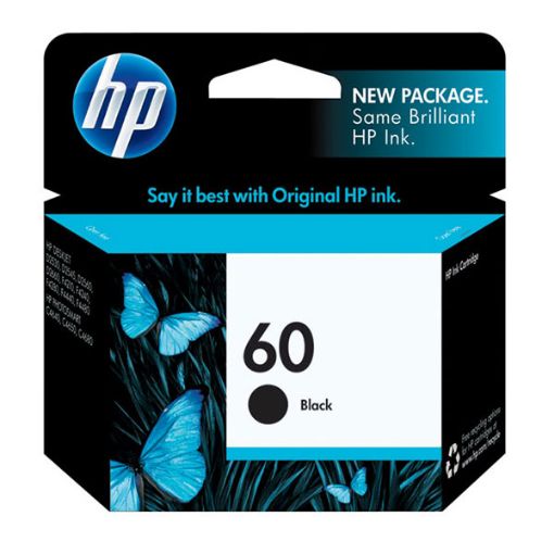 Picture of HP CC640WN (HP 60) Black Inkjet Cartridge