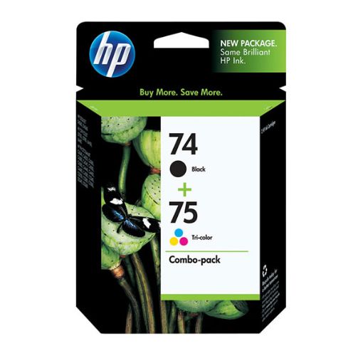 Picture of HP CC659FN (HP 74) Black & Color Inkjet Cartridge