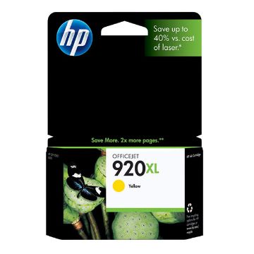 Picture of HP CD974AN (HP 920XL) High Yield Yellow Inkjet Cartridge