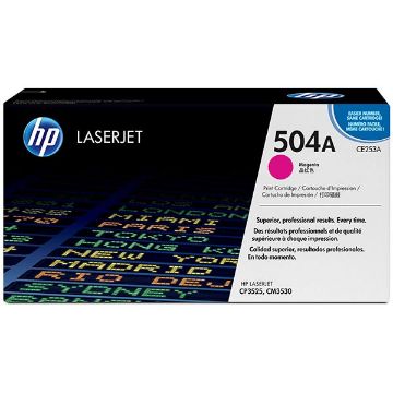 Picture of HP CE253A (HP 504A) Magenta Toner Cartridge