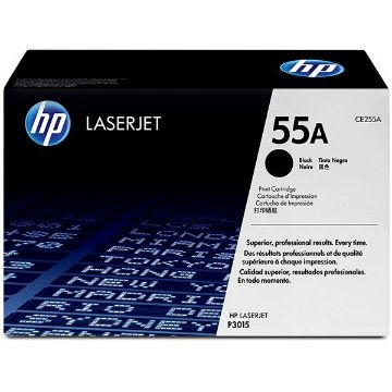 Picture of HP CE255A (HP 55A) Black Toner Cartridge