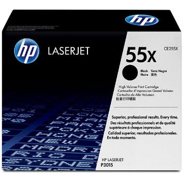 Picture of HP CE255X (HP 55X) High Yield Black Toner Cartridge