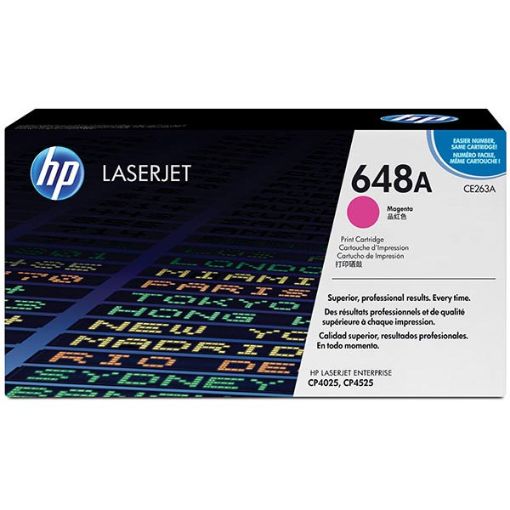 Picture of HP CE263A (HP 648A) Magenta Laser Toner Cartridge