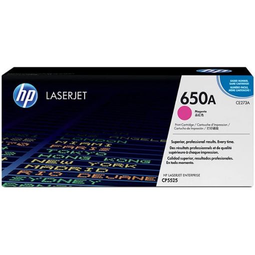 Picture of HP CE273A (HP 650A) Magenta Laser Toner Cartridge