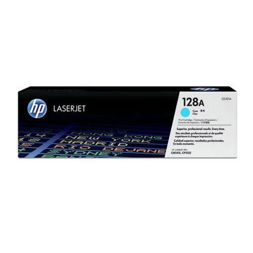 Picture of HP CE321A (HP 128A) Cyan Colorsphere Print Cartridge