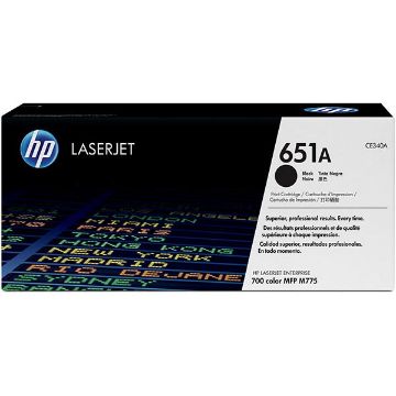 Picture of HP CE340A (HP 651A) Black Toner Cartridge