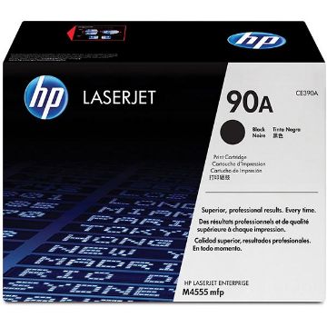 Picture of HP CE390A (HP 90A) Black Toner Cartridge