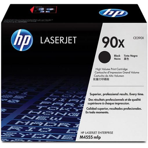 Picture of HP CE390X (HP 90X) High Yield Black Toner Cartridge