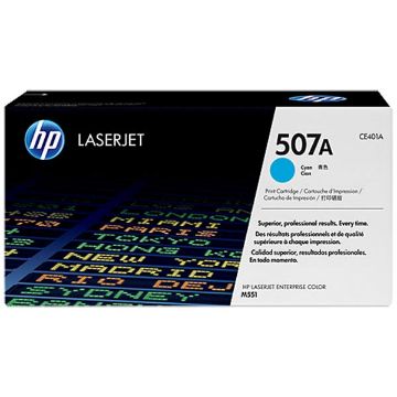 Picture of HP CE401A (HP 507A) Cyan Toner Cartridge