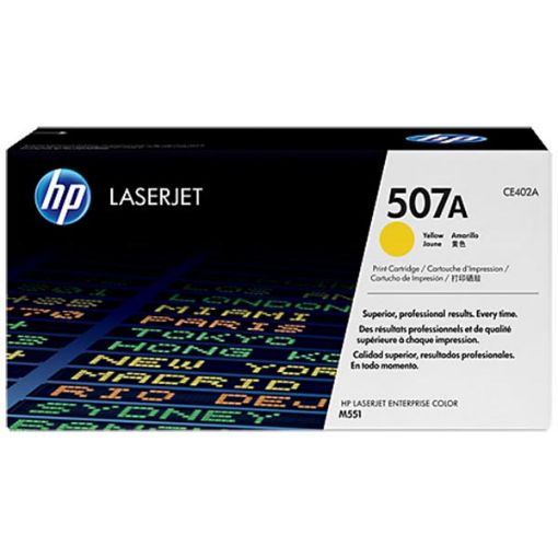 Picture of HP CE402A (HP 507A) Yellow Toner Cartridge