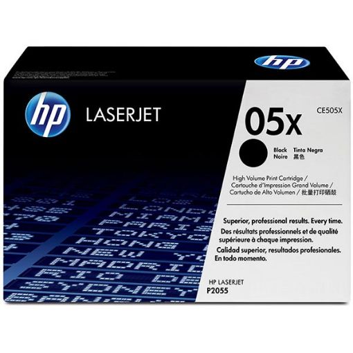 Picture of HP CE505X (HP 05X) High Yield Black Toner Cartridge