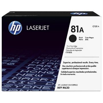 Picture of HP CF281A (HP 81A) Black Toner Cartridge