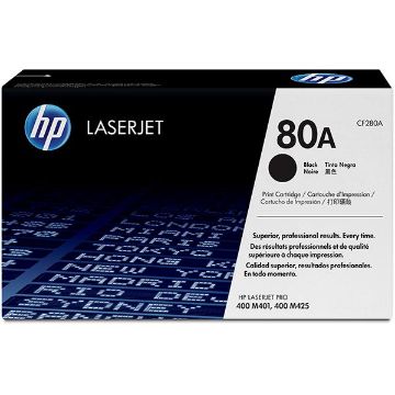 Picture of HP CF280A (HP 80A) Black Toner Cartridge