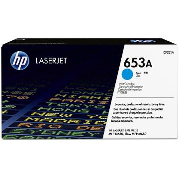 Picture of HP CF321A (HP 653A) Cyan Toner Cartridge