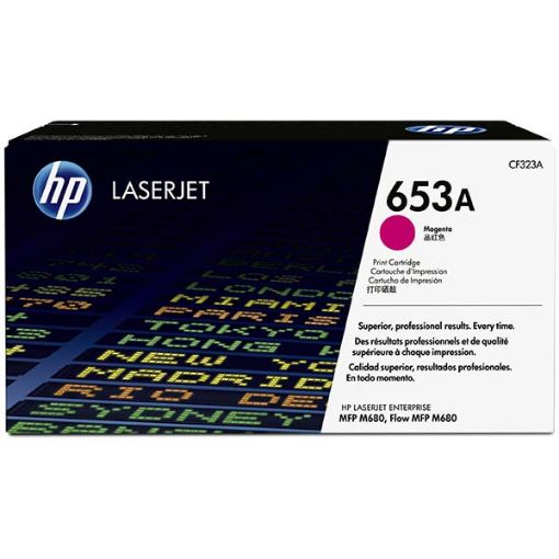 Picture of HP CF323A (HP 653A) Yellow Toner Cartridge
